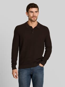 Tom Tailor Structured knit ls Polo 52218