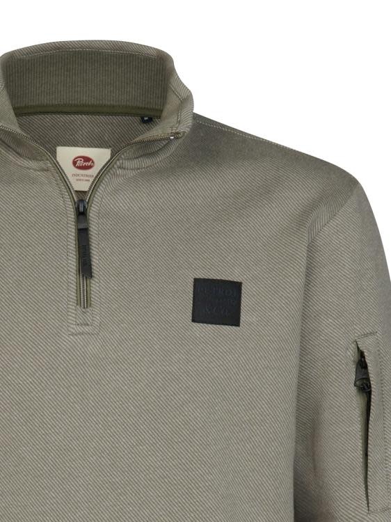 Petrol Sweater Collar zip M-3060-SWC335