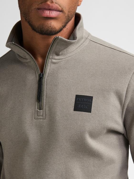 Petrol Sweater Collar zip M-3060-SWC335