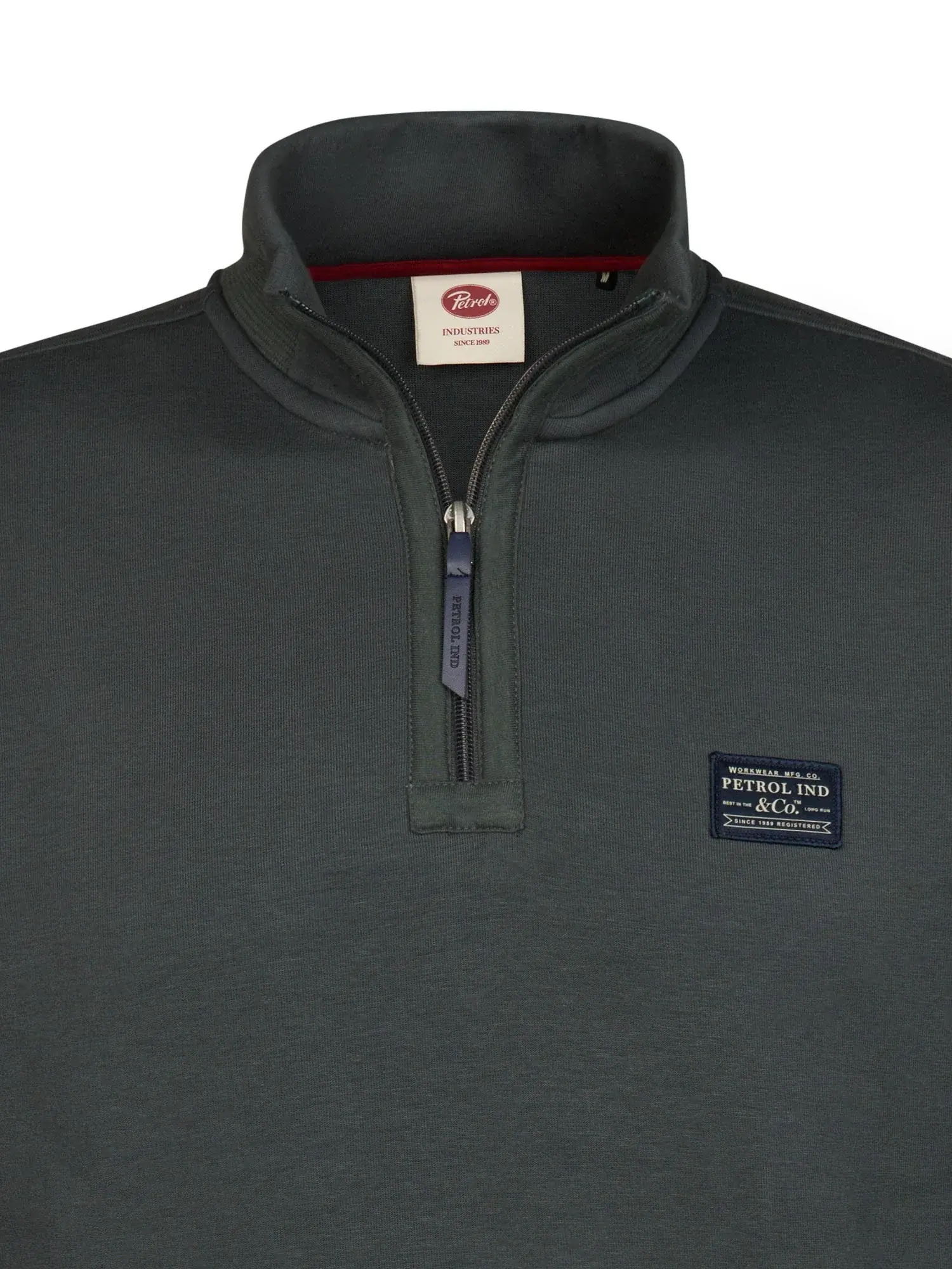 Petrol Sweater Collar zip  M-3060-SWC329