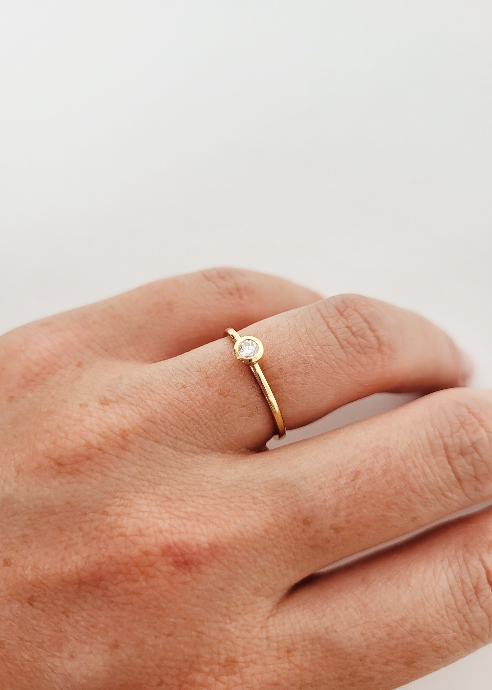 Solitaire ring briljant