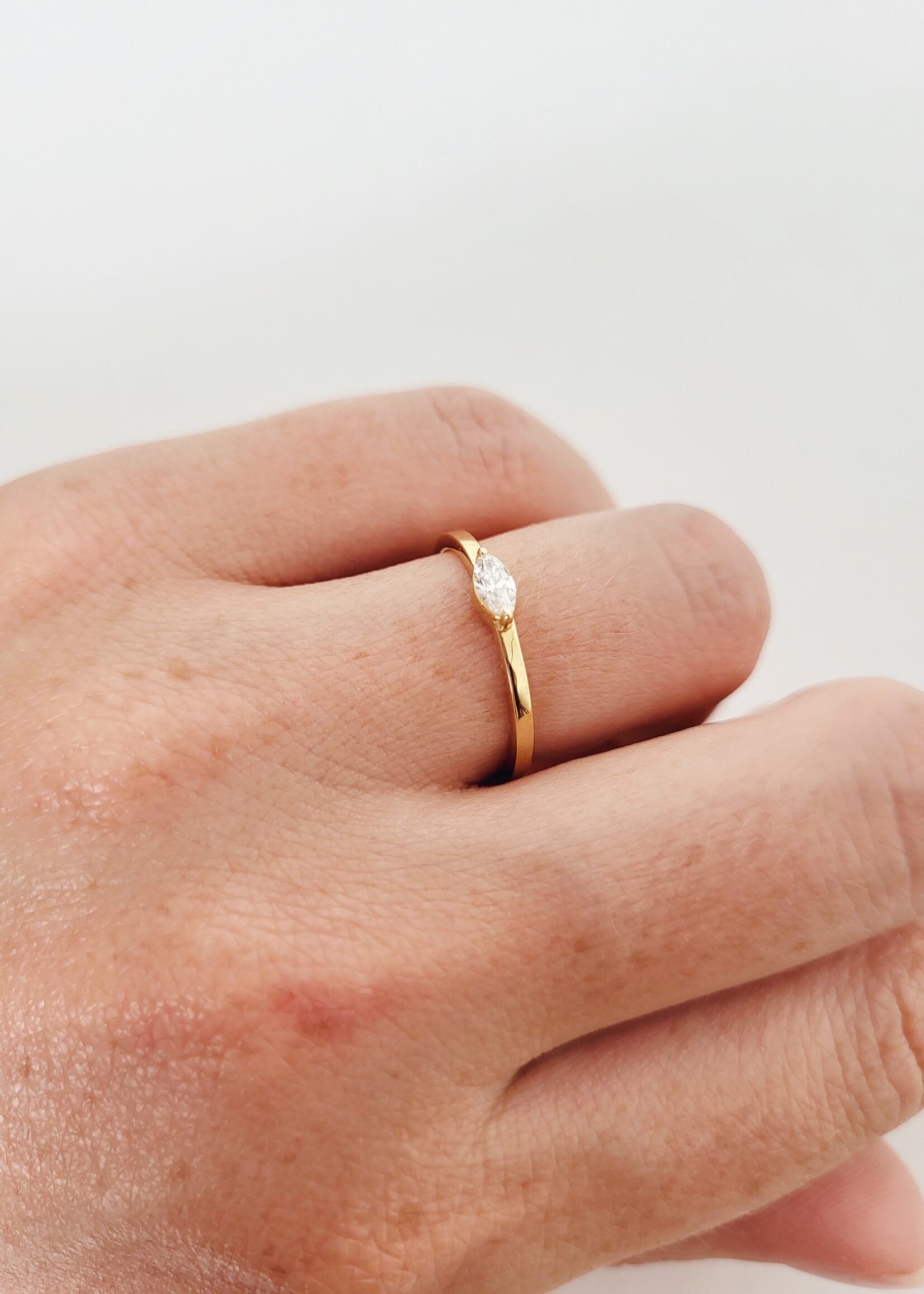 Solitaire ring  diamant
