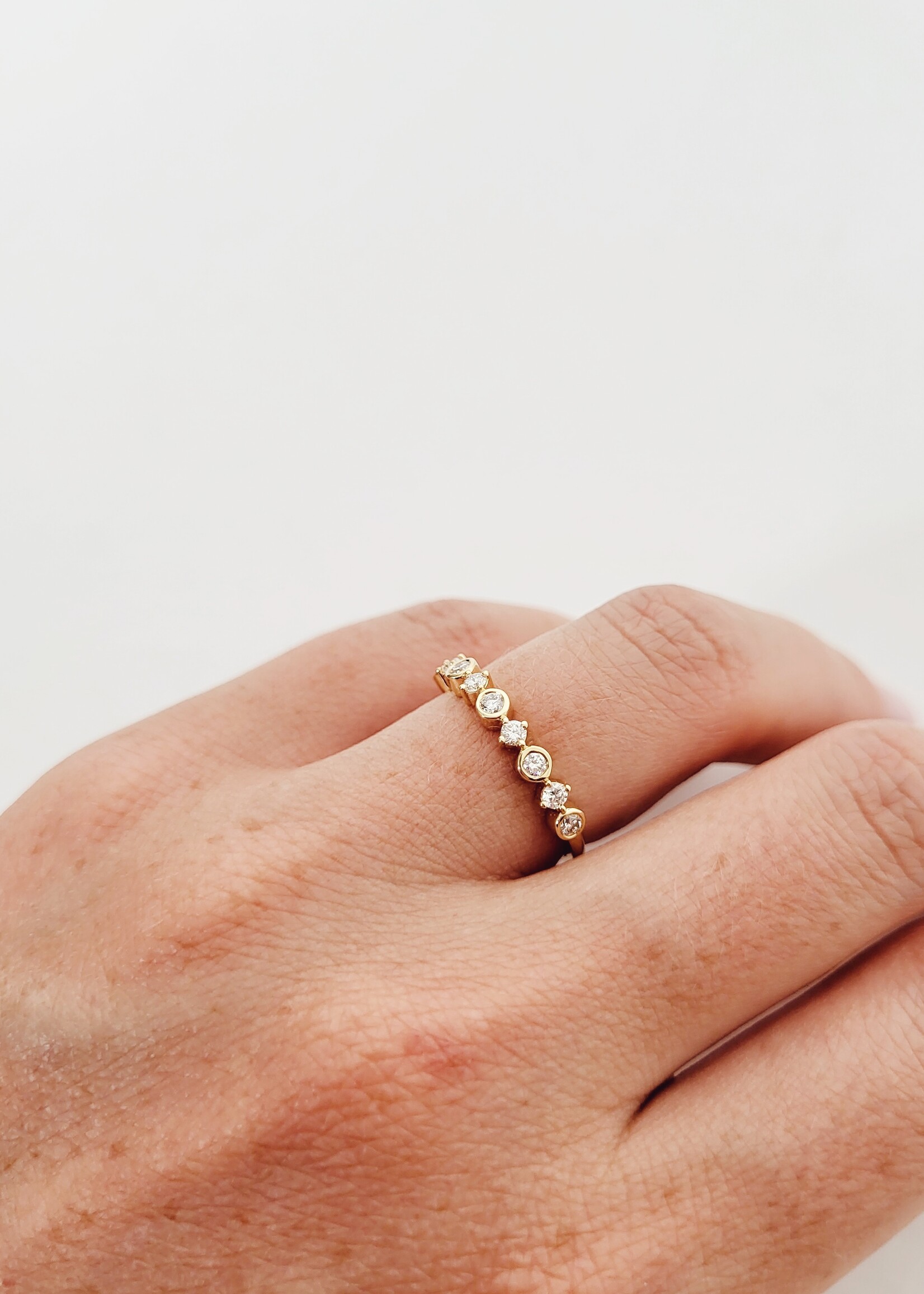 Alliance ring met diamanten
