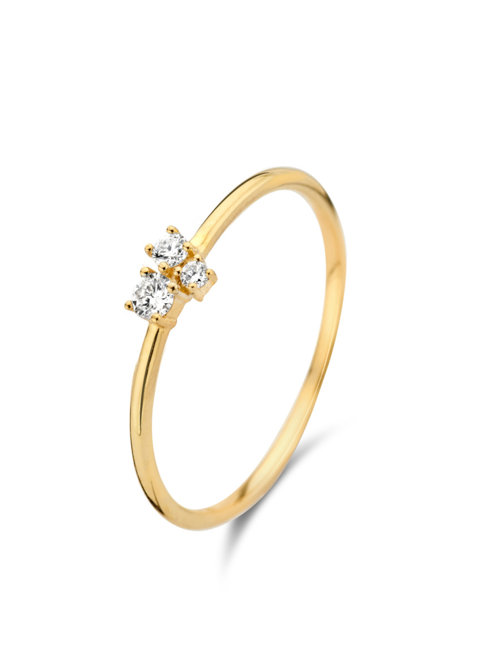 Ring met 3 diamanten