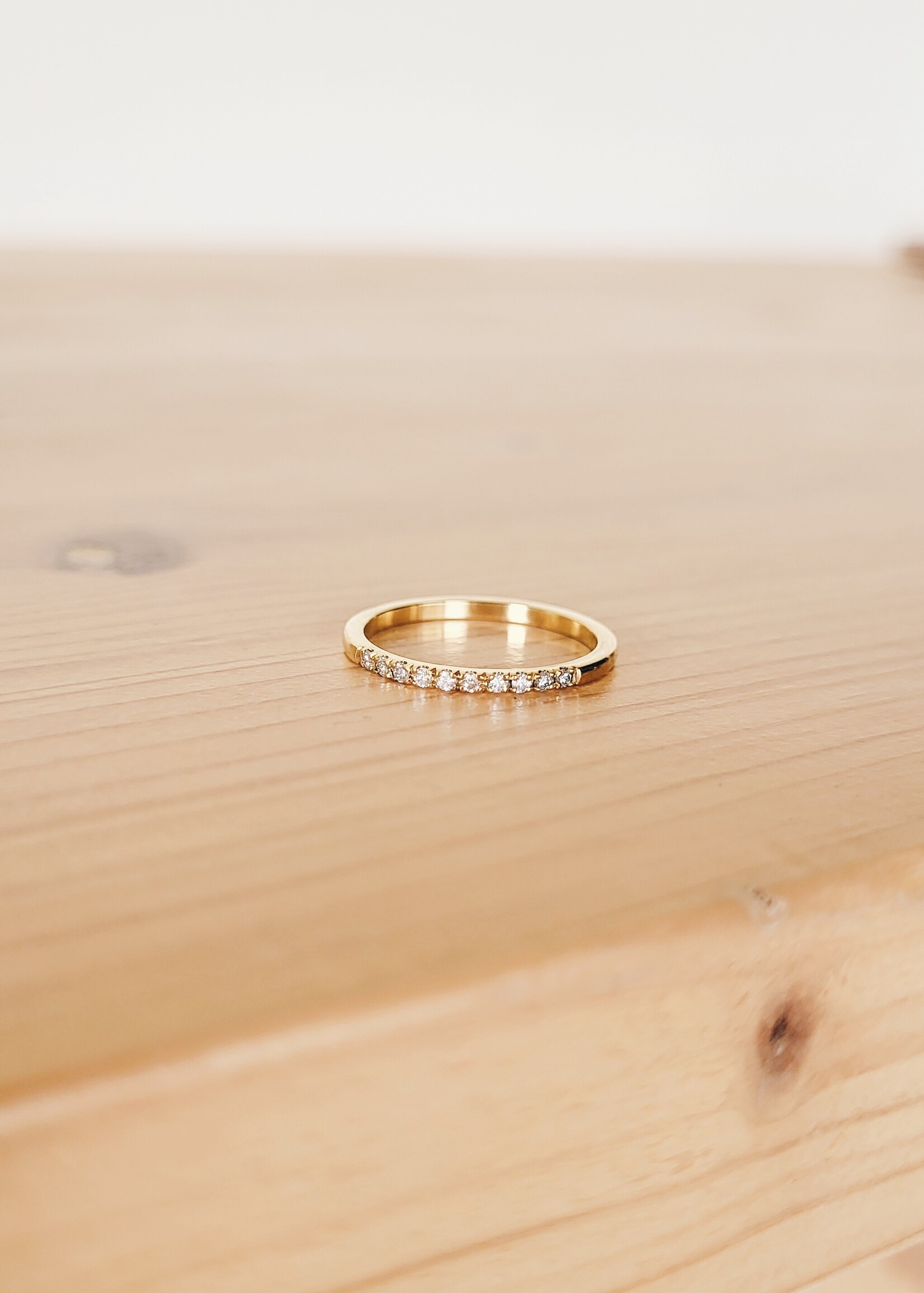 Alliance ring met diamanten