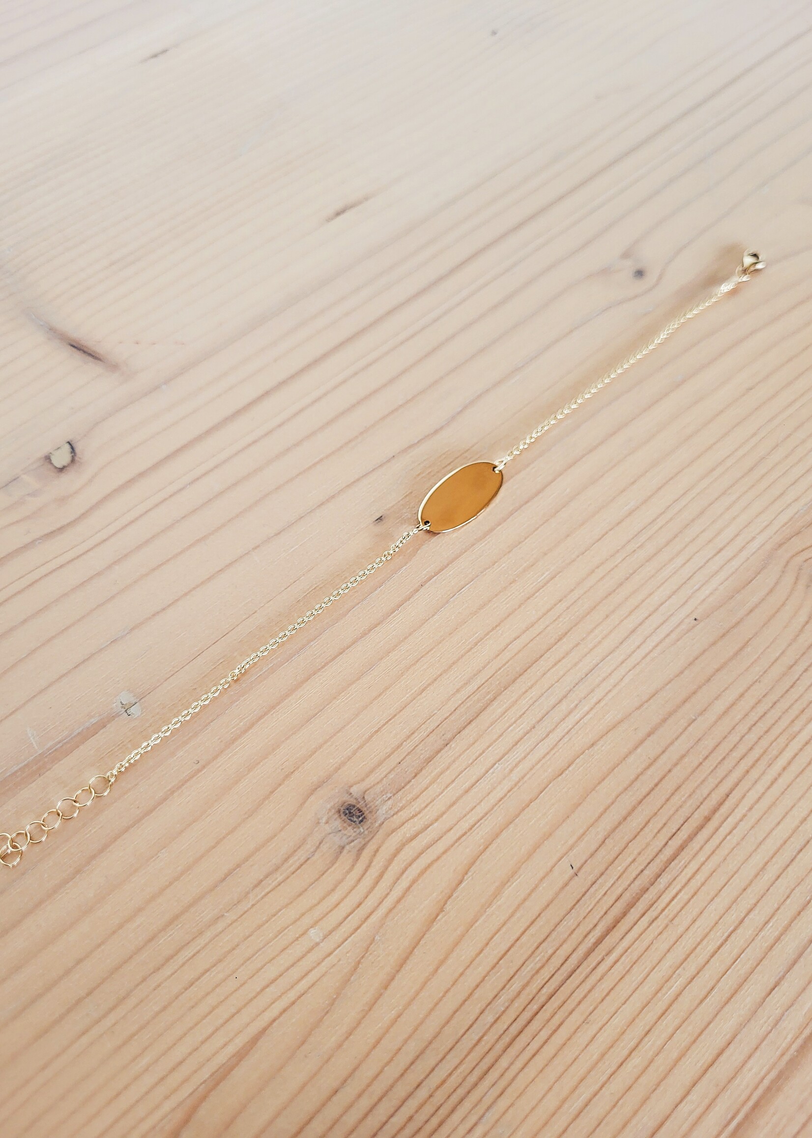 Armband met graveerplaatje