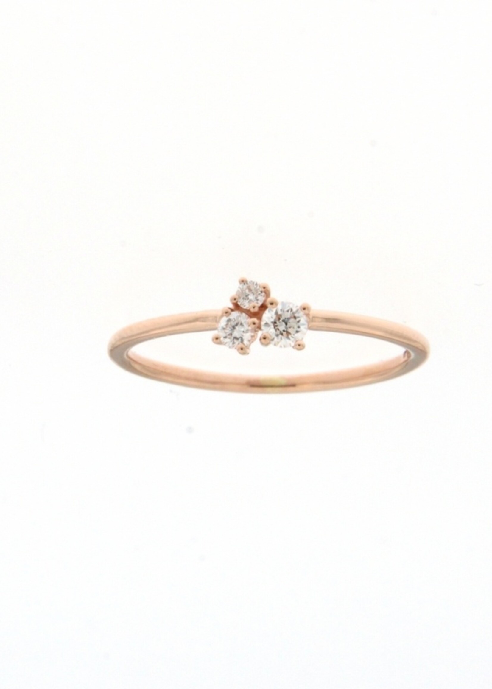 Ring met 3 diamanten