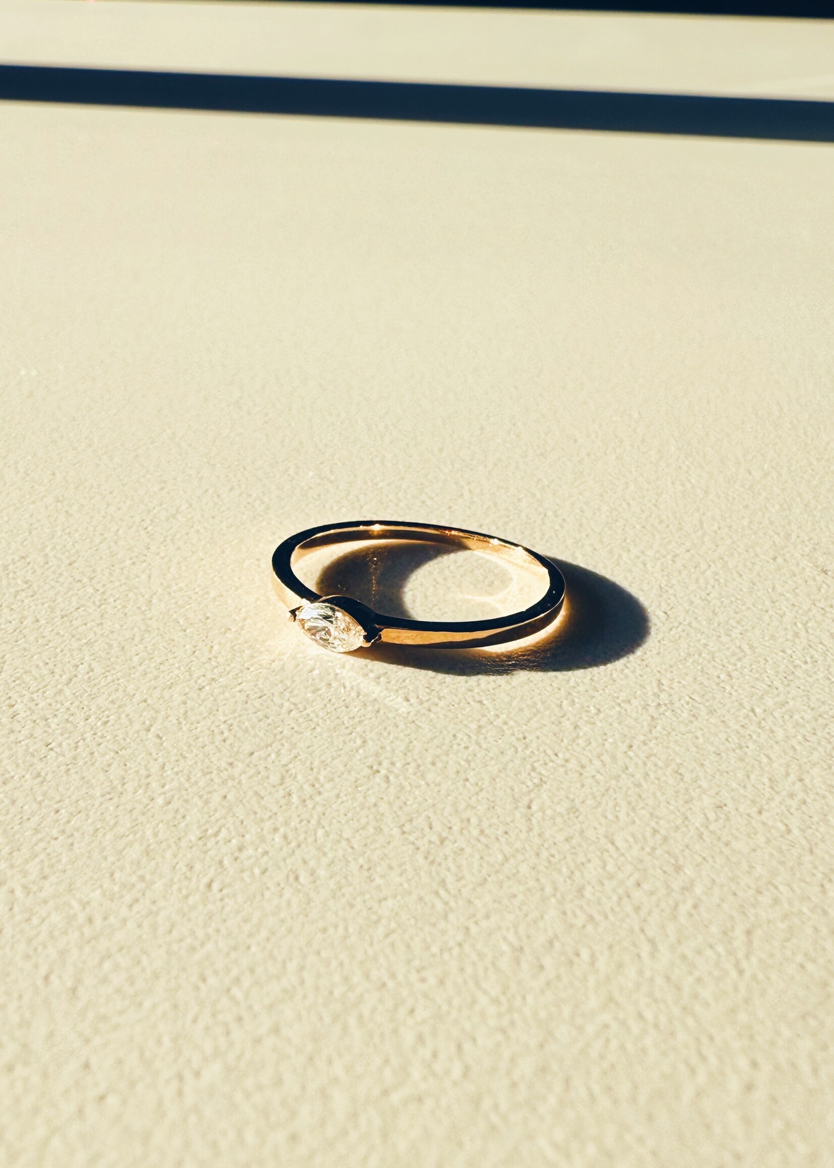 Solitaire ring  diamant