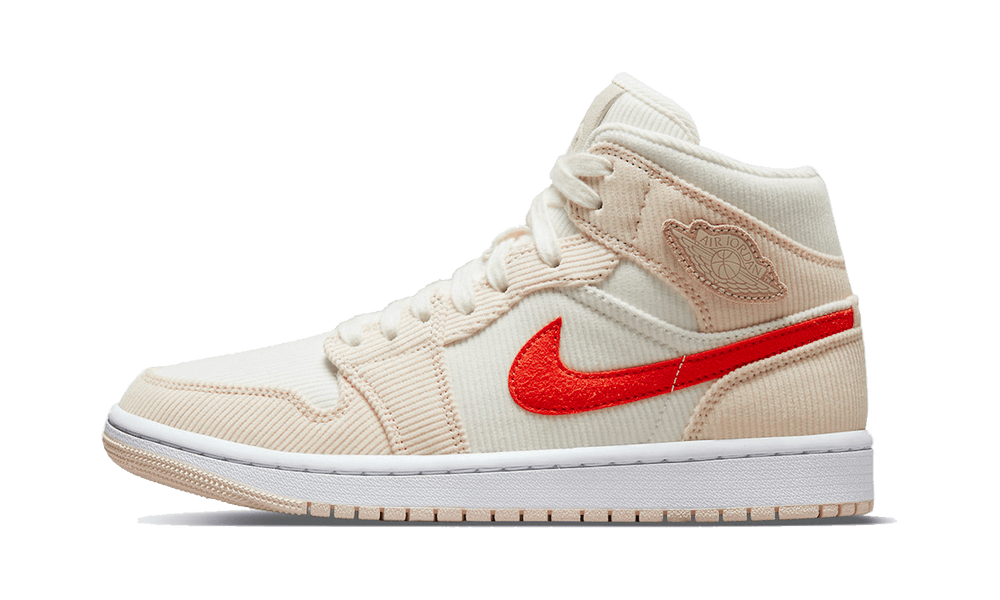 air jordan 1 mid corduroy sail rose