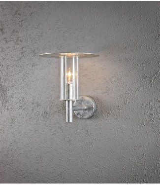 Konstsmide Gegalviniseerde buitenlamp met glas IP54