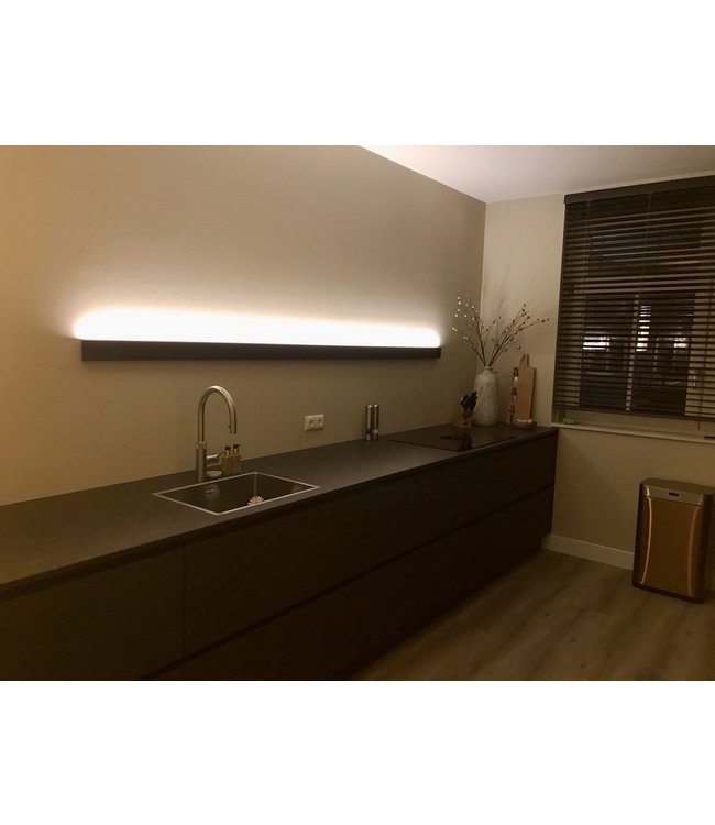 Wall van Novy design wandverlichting- 300cm-antraciet