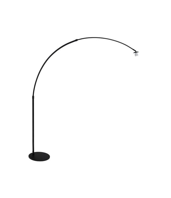 Booglamp verstelbaar zwart incl kap