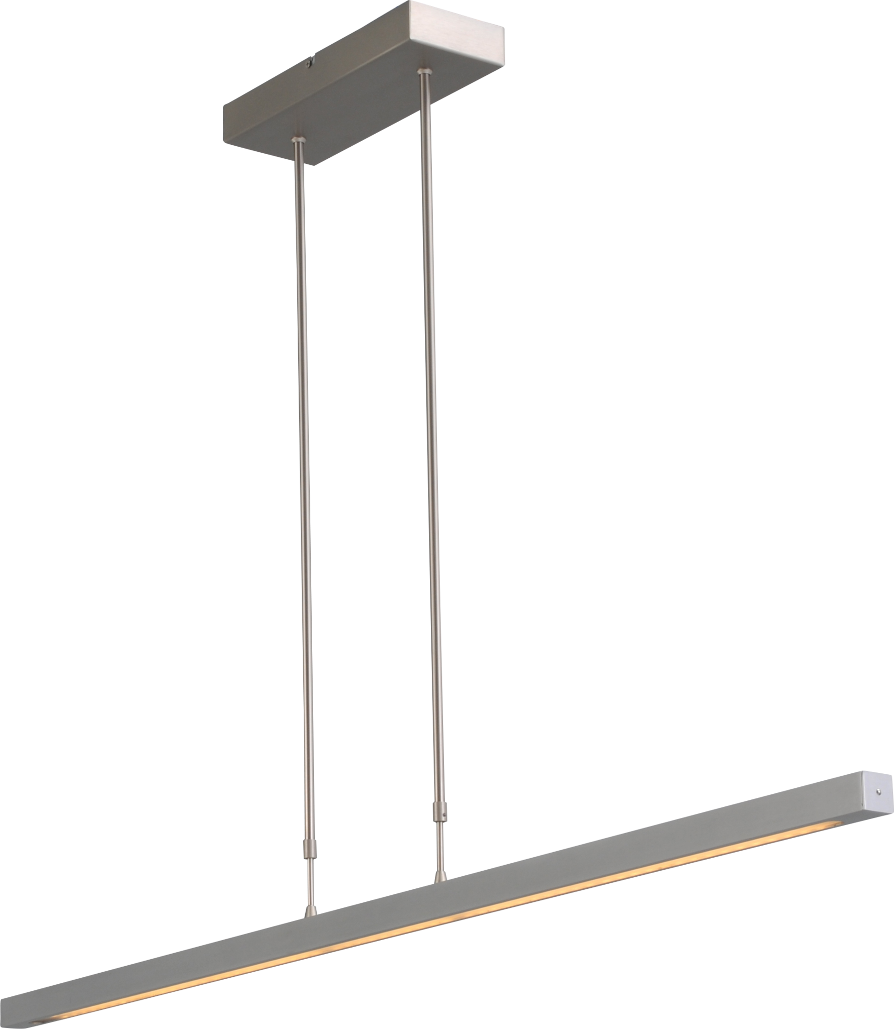 verdwijnen Reorganiseren doen alsof Platte led lamp 200 cm boven kookeiland rvs | Keuken hanglamp - Licht &  Accessoires
