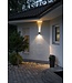 Konstsmide langwerpig gevormde anthraciet up en down LED verlichting