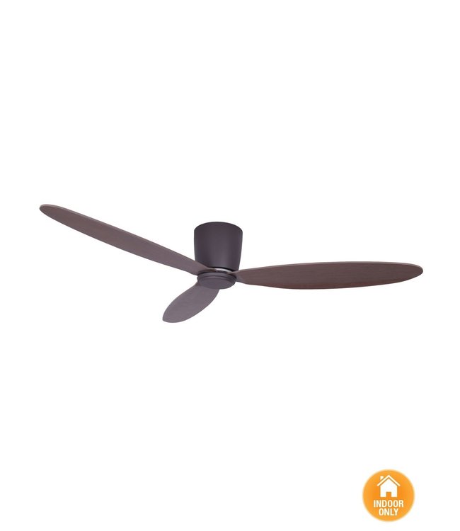 Zwarte ventilator zonder licht-zwart/bruin