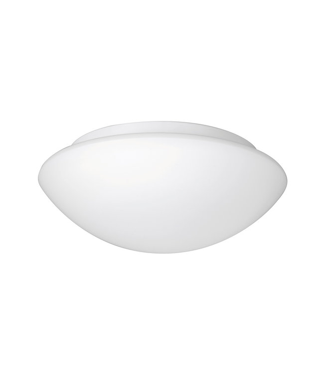Plafondlamp wit glas met haak 35cm