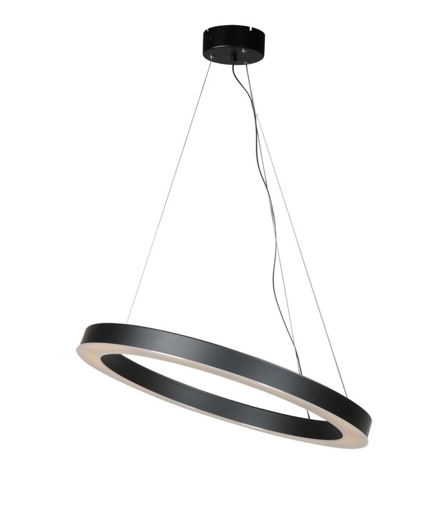 Design LED lamp cirkelvormig -70cm- Black