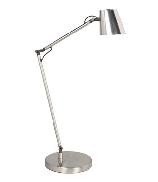 Highlight Moderne bureaulamp alu met rvs met touch led