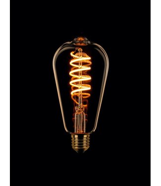 Philips LED edison e27 2000k goud 7w=50w dimbaar