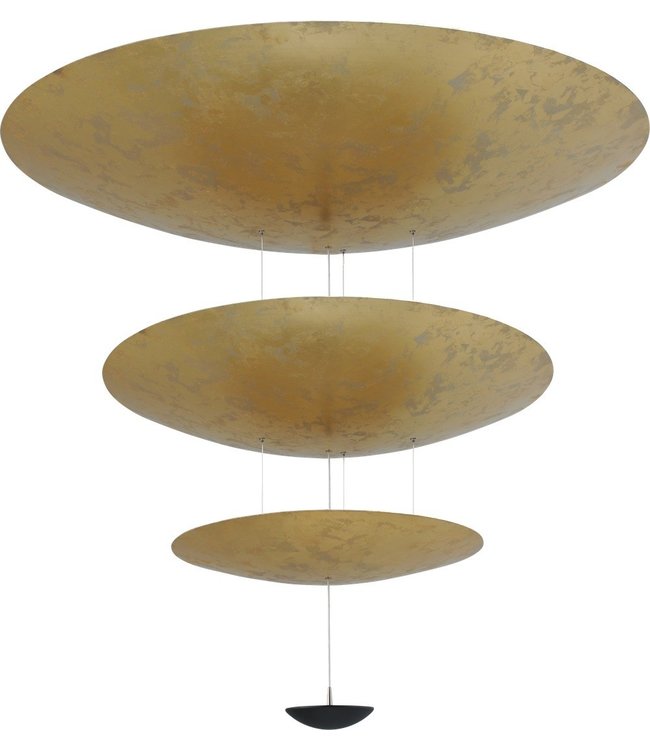 Videlamp goldleaf 3 schalen dim to warm