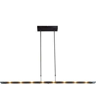 Masterlight LED glasplaat voor kookeiland helder met zwart frame- 100cm-met push dimmer