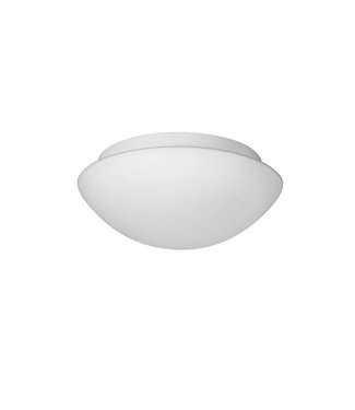 Highlight Plafondlamp glas opaal wit e27 M 30cm