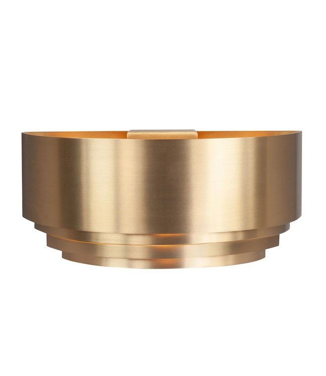 Design half ronde wandlamp -30cm- Goud/Goud