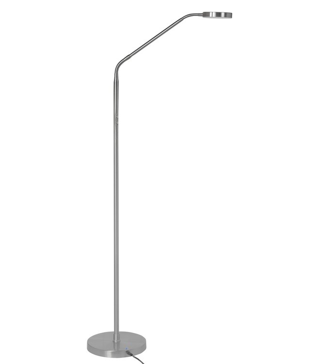 Oplaadbare accu leeslamp dimbaar-rvs-H135