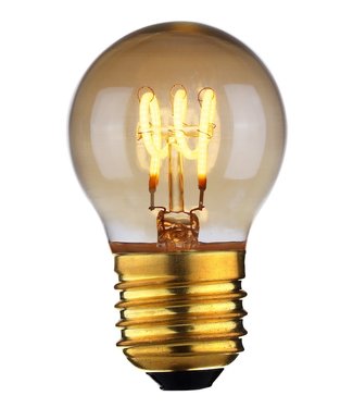 Highlight Kogellamp 3,5w dimbaar e27 -45mm- Amber