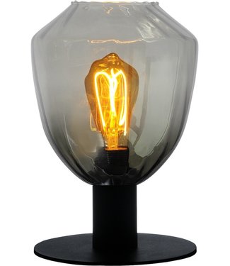 Masterlight Peervormige tafellamp met voet -30,5cm- Groen