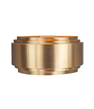 Highlight Smalle design half ronde wandlamp -30cm- Goud/Goud