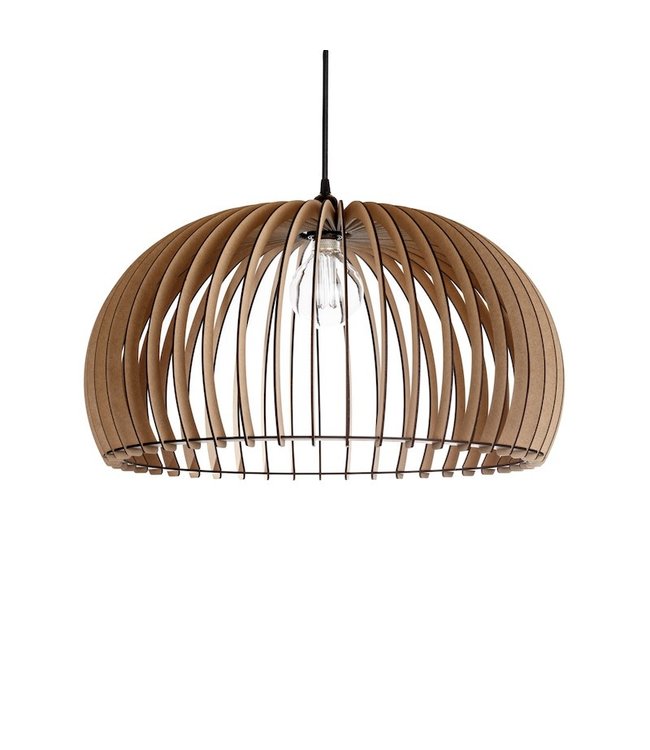 Hanglamp opengewerkt 60cm naturel