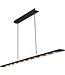 Masterlight Led smoke glasplaat all black frame-130cm- met push dimmer