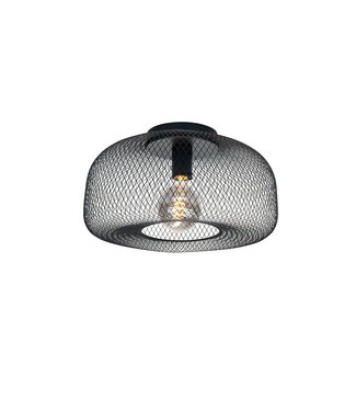 Highlight Zwarte plafondlamp draadstaal klein