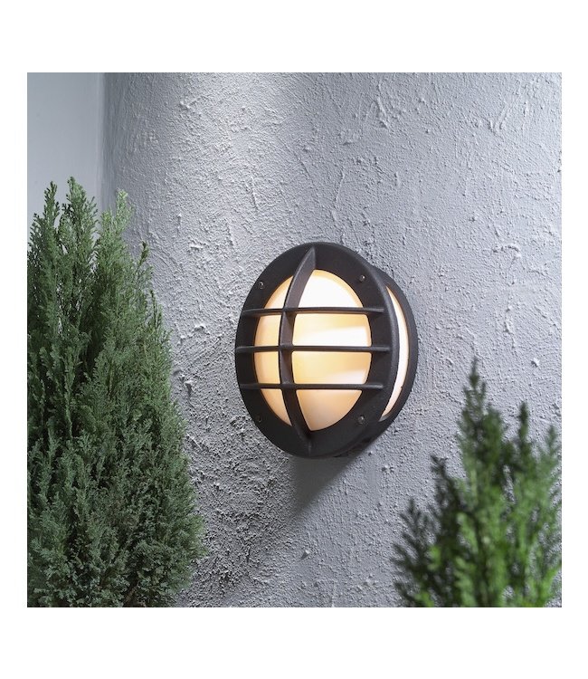 Plafond of wand maritiem buitenlamp zwart 2jr garantie