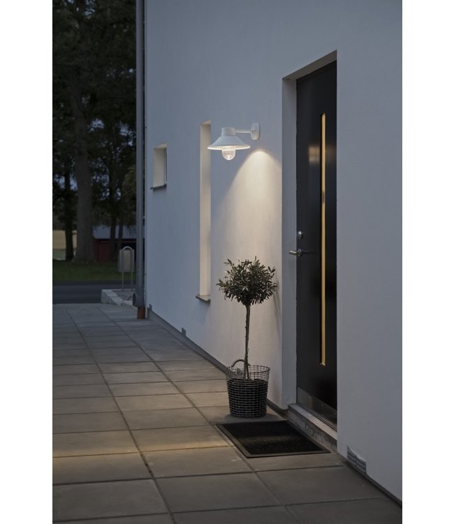Mat witte wand LED buitenlamp 2 jr garantie