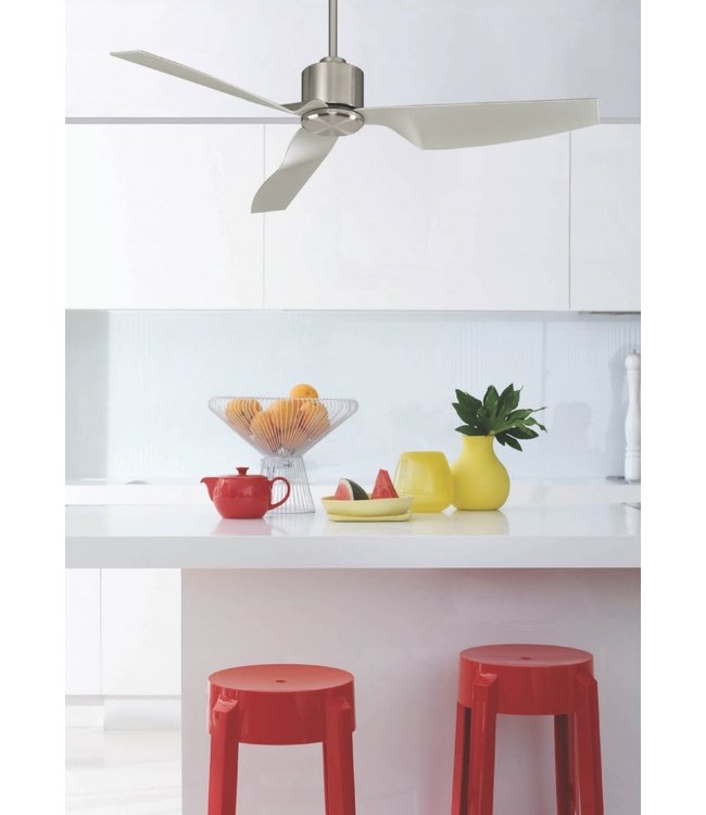 Super stille 3blads ventilator met afstandsbediening -127cm-RVS