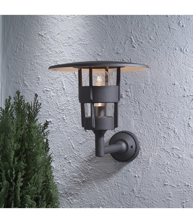 Moderne buiten wandlamp zwart 5jaar garantie