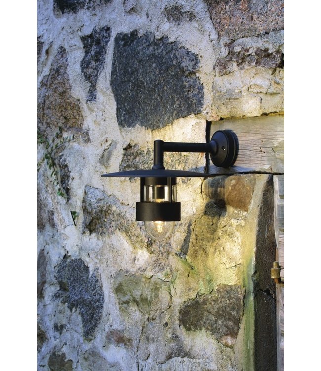 Moderne buiten wandlamp zwart 2jaar garantie