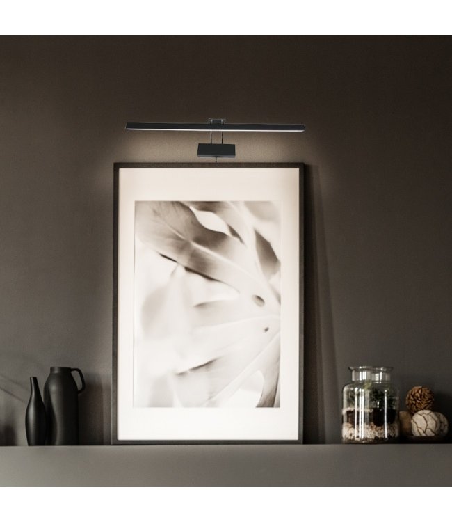 schilderijlamp 60 cm zwart