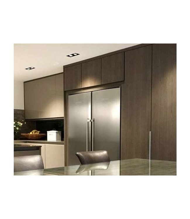 Trimless inbouw spot duo gu10- zwart-Kookeiland