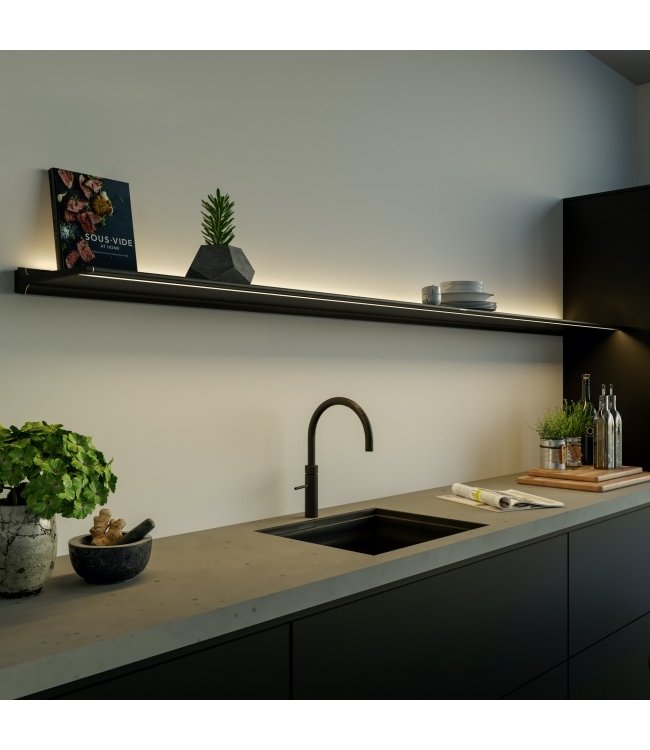 Shelf Novy-125cm-antraciet