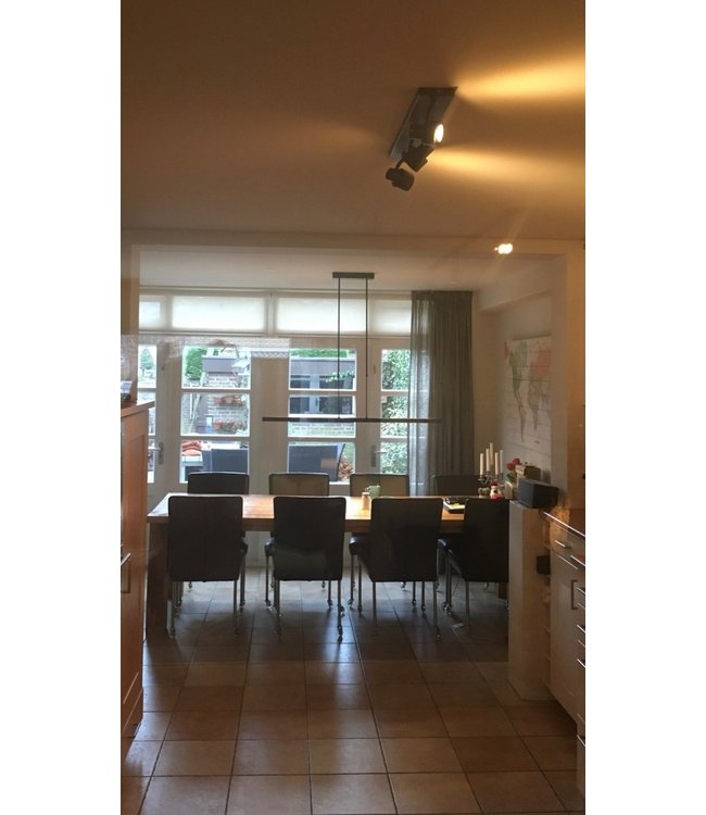 Mat zwarte led spot 2 lichts plat rechthoekig excl gu10