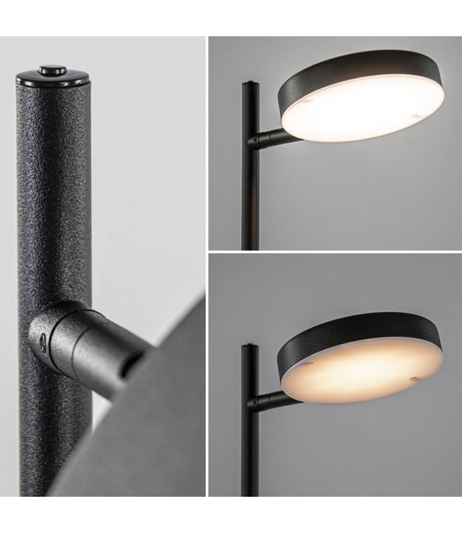 Strakke leeslamp tweelichts