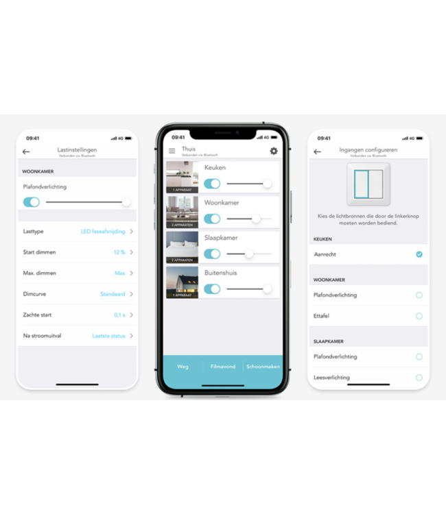 Universele smart dimmer met eenvoudige app of schakelaar te gebruiken