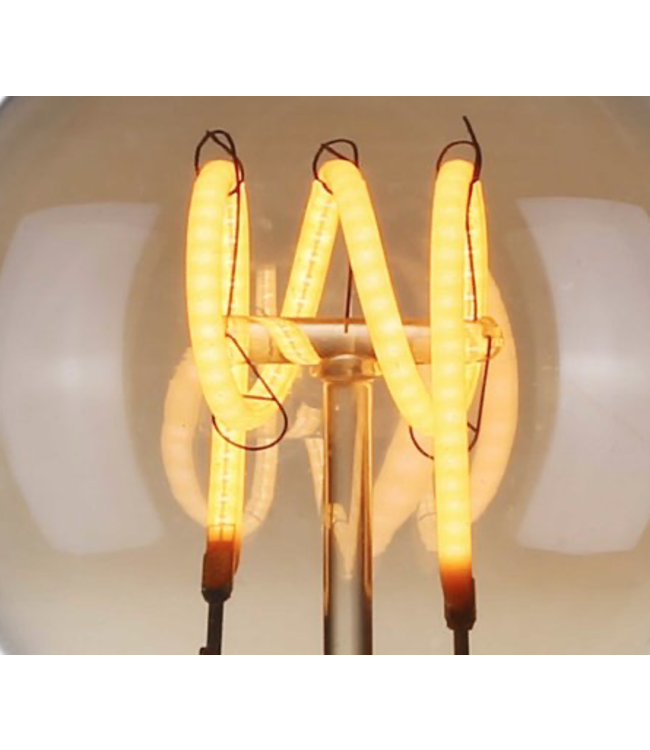 Kogellamp 3,5w 3 stap schakelbaar e27 -45mm- Amber