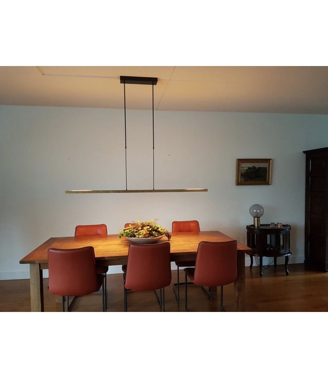 Led lamp 2700K met design uitstraling up/downlight - 160cm - Mat Zwart