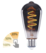 Highlight Schakelbare rook/smoke led lamp e27 rustiek