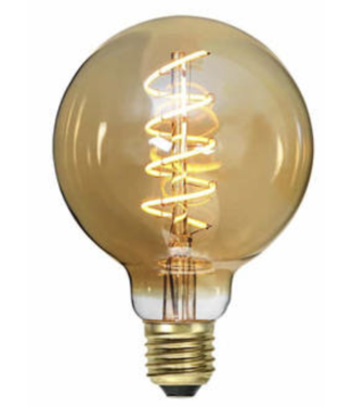 Highlight Schakelbare gold 6w led lamp e27 bol 80mm