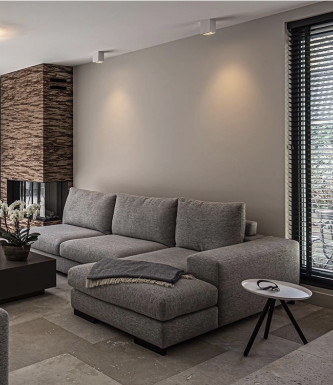 Vierkante opbouw kantelbare 1 lichts spot-10cm-wit